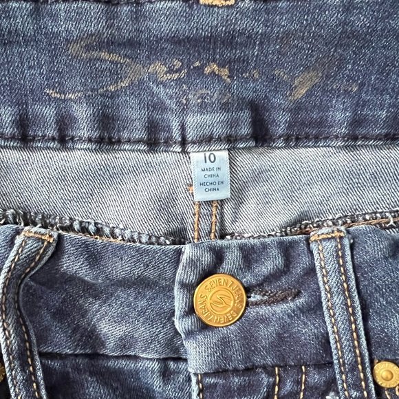 SEVEN7 HIGH RISE SKINNY JEAN EUC SIZE 10 - Picture 7 of 12